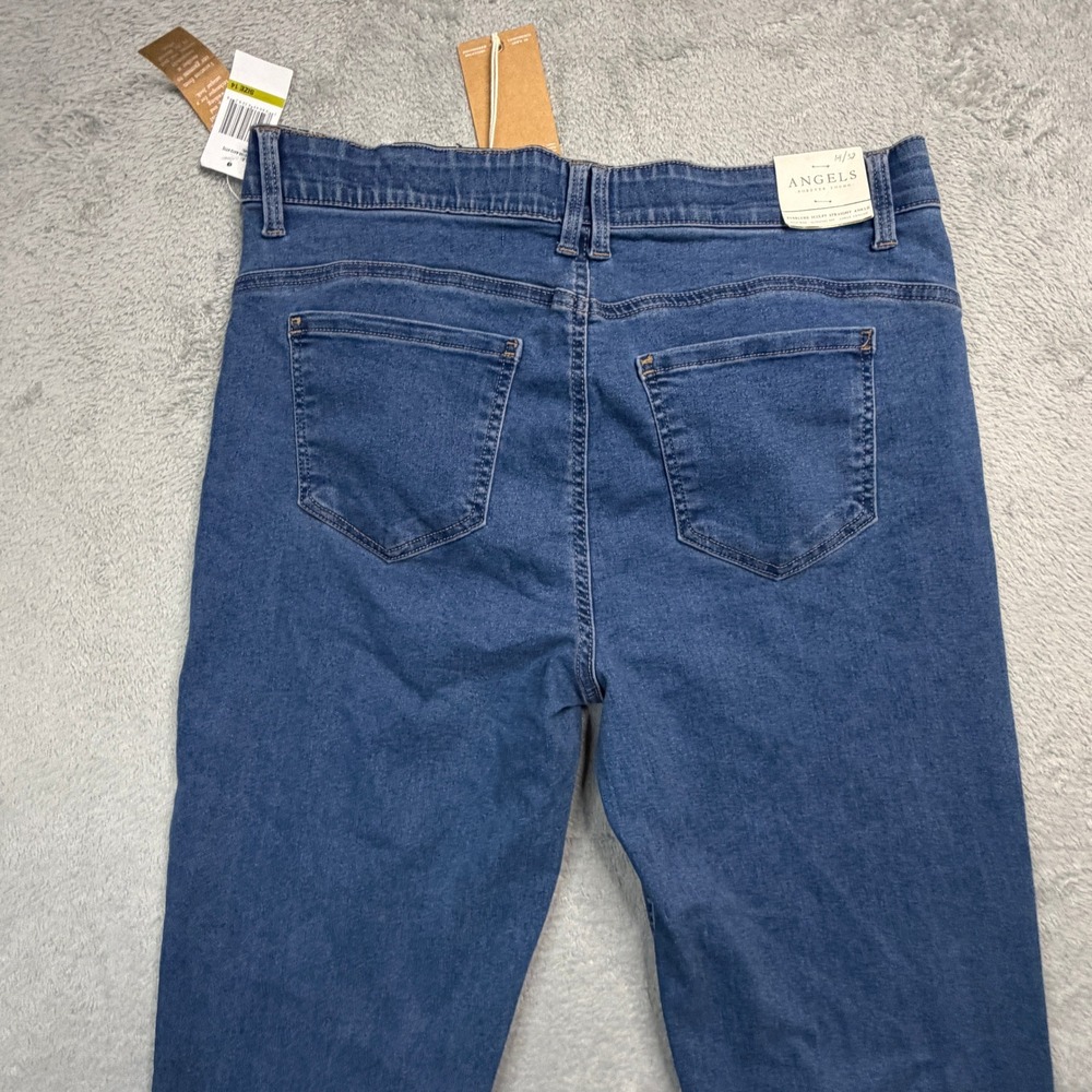 Angels Forever Young Everluxe Sculpt Straight Ankle Jeans Blue Size 14 NWT - Picture 14 of 14